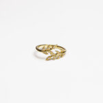 Golden Laurel Ring